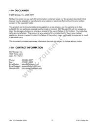 DLP-HS-FPGA Datasheet Page 17