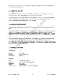 DLP-TH1C Datasheet Page 2