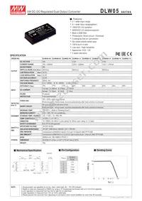 DLW05C-15 Datasheet Cover