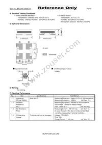 DLW44SN851SK2L Datasheet Page 2