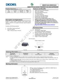 DM6W20AQ-13 Datasheet Cover