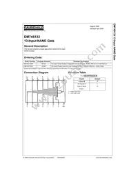 DM74S133N Datasheet Cover