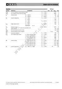 DMA150YA1600NA Datasheet Page 2