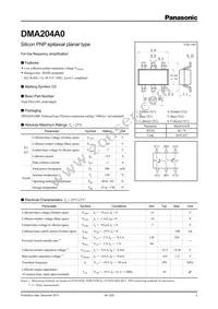 DMA204A00R Datasheet Cover