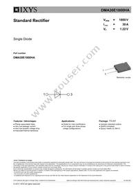 DMA30E1800HA Datasheet Cover