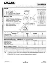 DMB2227A-7 Datasheet Cover