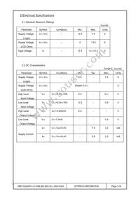 DMC-16202NYJ-LY-AKE-BG Datasheet Page 3