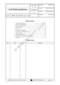 DMC-16230NY-LY-AVE Datasheet Cover