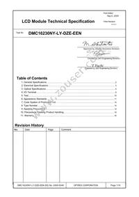 DMC-16230NY-LY-DZE-EEN Datasheet Cover