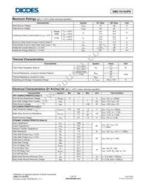 DMC1015UPD-13 Datasheet Page 2