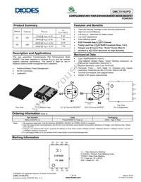 DMC1016UPD-13 Datasheet Cover