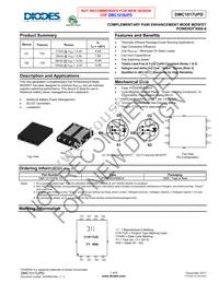 DMC1017UPD-13 Datasheet Cover