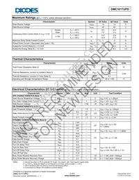 DMC1017UPD-13 Datasheet Page 2