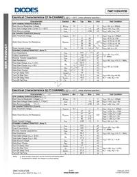DMC1029UFDB-7 Datasheet Page 3