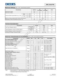 DMC1030UFDB-7 Datasheet Page 2