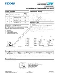 DMC2020USD-13 Datasheet Cover