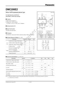 DMC206E20R Datasheet Cover