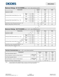 DMC2450UV-13 Datasheet Page 2