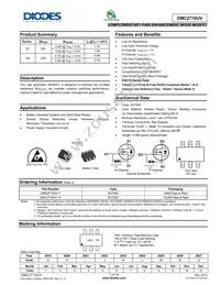 DMC2710UV-7 Datasheet Cover