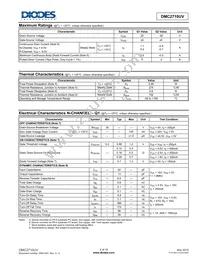 DMC2710UV-7 Datasheet Page 2