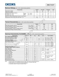 DMC2710UVT-7 Datasheet Page 2