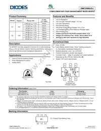 DMC2990UDJ-7 Datasheet Cover