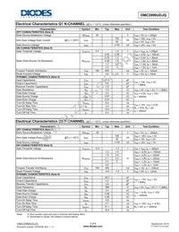 DMC2990UDJQ-7B Datasheet Page 3