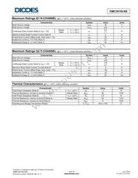DMC3016LNS-7 Datasheet Page 2
