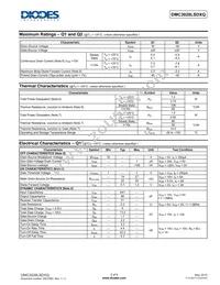 DMC3028LSDXQ-13 Datasheet Page 2