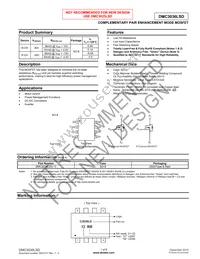 DMC3036LSD-13 Datasheet Cover