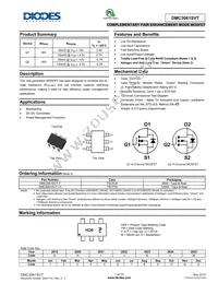 DMC3061SVT-7 Datasheet Cover