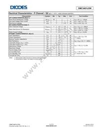 DMC3401LDW-7 Datasheet Page 3
