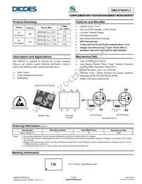 DMC3730UFL3-7 Datasheet Cover