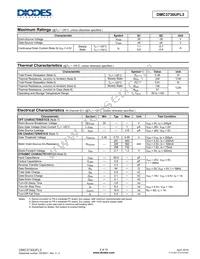 DMC3730UFL3-7 Datasheet Page 2