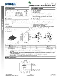 DMC4029SSDQ-13 Datasheet Cover