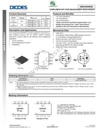 DMC6040SSD-13 Datasheet Cover