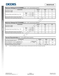 DMC6070LND-7 Datasheet Page 2