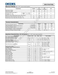 DMC67D8UFDBQ-7 Datasheet Page 2