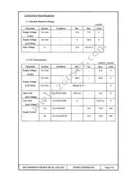 DMF-50840NB-FW-ASE-BFN Datasheet Page 3