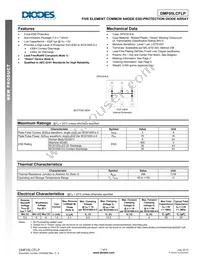 DMF05LCFLP-7 Datasheet Cover
