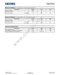 DMG1016VQ-13 Datasheet Page 2