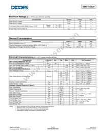DMG1023UV-7 Datasheet Page 2