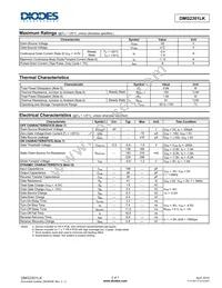 DMG2301LK-13 Datasheet Page 2