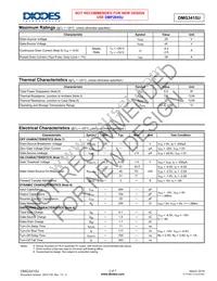DMG3415U-7 Datasheet Page 2