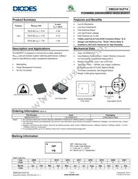 DMG3415UFY4-7 Datasheet Cover