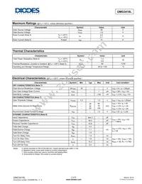 DMG3418L-13 Datasheet Page 2