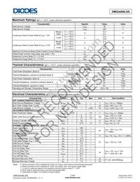 DMG4406LSS-13 Datasheet Page 2