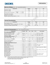 DMG4466SSSL-13 Datasheet Page 2