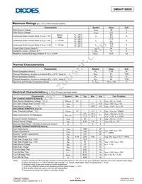 DMG4710SSS-13 Datasheet Page 2