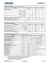 DMG4800LSD-13 Datasheet Page 2